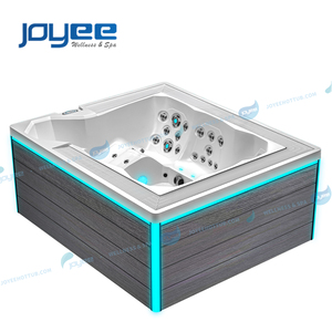 Joyee Beste Kwaliteit Grote 7 Personen Ons Acryl Balboa Tuin Infinity Spa Zwembad Outdoor Overloop Spa Met <span class=keywords><strong>Jacuzzi</strong></span> Functie - Product Image 2