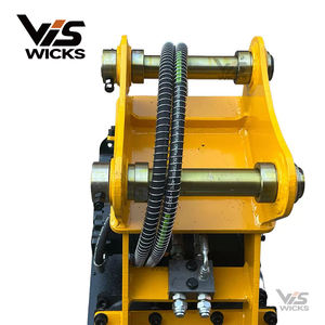 Piastra Vibrante Idraulica Wicks con Motore per Escavatori da 4-9 Tonnellate, Garanzia di 1 Anno, Peso 300kg - Product Image 3