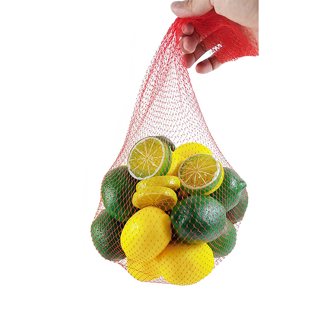 Seafood Watermelon Produce Plastic Tubular Mesh Fabrics, Tubular Netting Packing Garlic Mesh Mesh Grocery Bag
