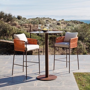Muebles de jardín Patio Cuerda Silla alta Decoración Nordic Outdoor <span class=keywords><strong>Mesa</strong></span> <span class=keywords><strong>y</strong></span> silla Set - Product Image 1