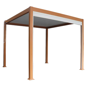 YASN moderno aluminio <span class=keywords><strong>madera</strong></span> calefacción pérgola arcos Arbours pérgola dosel Gazebo persiana pérgola Gazebo - Product Image 4