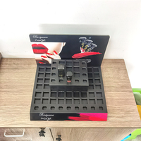 Support de présentation de gloss à lèvres personnalisé en acrylique, présentoir à rouge à lèvres pour magasin de détail, design moderne, montage facile
