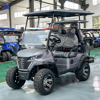 Voiturette de golf électrique CAMP 4 places, batterie lithium 72V, certifiée CE, véhicule utilitaire pour quartier et communauté, Club Car