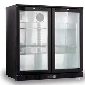 <span class=keywords><strong>Mini</strong></span> Double-DOOR Bar Tủ lạnh nhỏ gọn làm mát không khí bia <span class=keywords><strong>Showcase</strong></span> cho cửa hàng tiện lợi sử dụng - Product Image 4