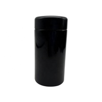 Pot en verre UV Mirone noir de 100 ml avec bouchon sécurité enfant