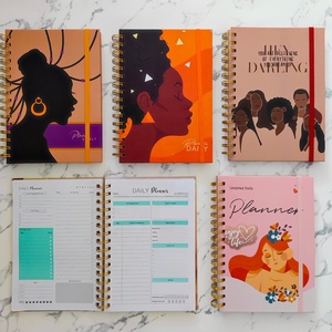 Agenda Planner Settimanale e Mensile A5 2026 con Spirale Dorata, Diario Non Datato con Tasca Portaoggetti e Logo Personalizzato - Product Image 5