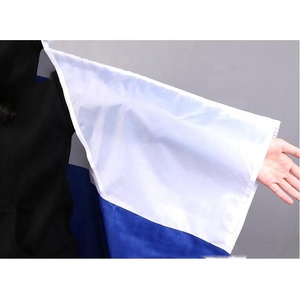 WK 2026 France Cape Drapeau avec manche et capuche Couleur française Corps Drapeau - Product Image 3
