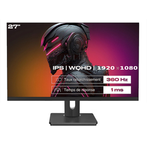 Moniteur d'ordinateur 27 pouces, moniteurs de jeu 360 Hz, 1920x1080, moniteur de jeu pour PC de bureau, 360 Hz - Product Image 1