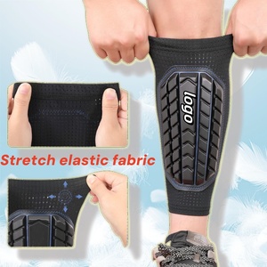 Bảo vệ ống chân tay áo chàng trai cô gái người lớn người đàn ông phụ nữ tùy chỉnh bóng đá bóng đá <span class=keywords><strong>Shin</strong></span> Pad bê nén tay áo với tổ ong đệm - Product Image 4