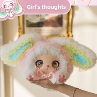 Serie de Bolsos de Peluche Conejo Marshmallow, Caja Sorpresa, Llavero, Figura de Juguete Artístico de Moda, Colgante, Venta al por Mayor para Niñas, China, 14 Años o más