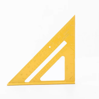 7 "12" ensemble multifonctionnel en aluminium règle de Triangle carré pour le travail du bois charpentier règle carrée outil carré