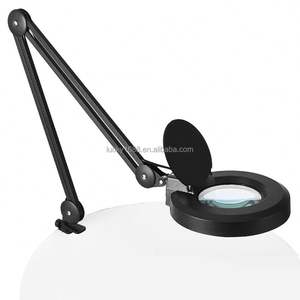 Vente en gros <span class=keywords><strong>loupe</strong></span> d'analyseur d'inspection de peau éclairée de bureau avec support pliant bon marché avec lampe à led - Product Image 3