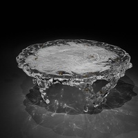 Meubles avec table à manger ronde en pierre de cristal, autres objets artisanaux en cristal, sculptures en cristal à grain de pierre, pour acheteurs en gros