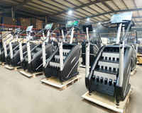 Escaladeur électrique professionnel pour salle de sport, écran tactile 27 pouces, en acier durable