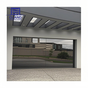 <span class=keywords><strong>Porte</strong></span> <span class=keywords><strong>de</strong></span> <span class=keywords><strong>garage</strong></span> <span class=keywords><strong>sectionnelle</strong></span> moderne automatique en aluminium et verre, isolée, sans cadre, étanche, avec isolation thermique, pour villa et maison - Product Image 5