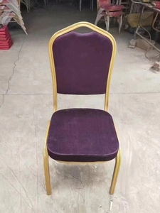 Sedie economiche all'ingrosso della chiesa di evento del banchetto, sedie imbottite del sedile per la sedia pranzante della riunione del vertice dell'hotel - Product Image 3