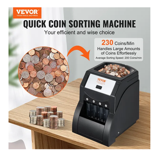 Selezionatrice di Monete USD, Macchina Selezionatrice per Monete USD fino a 230 Monete/min, Macchina Avvolgitrice - Product Image 2