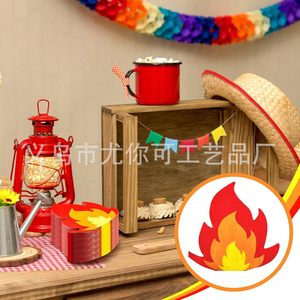 Serviettes en papier jetables sur le thème du feu, 20 pièces, fournitures de fête, décorations d'anniversaire pour enfants - Product Image 3