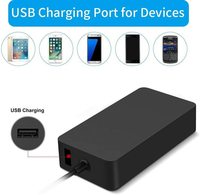Pengisi daya Cepat 65W Tablet Microsoft Surface Pro, adaptor kompatibel dengan Port DC elektrik Output 5V1A