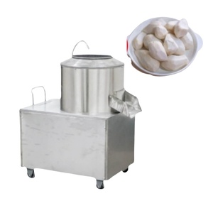 Machine industrielle commerciale automatique compacte pour éplucher et nettoyer les patates douces, peladora de papas, pour fruits et légumes - Product Image 1