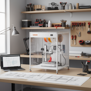 Gabinete para impresora 3D Vevor, carcasa acrílica a prueba de polvo e impermeable con ventilación LED para accesorios de impresora 3D - Product Image 2