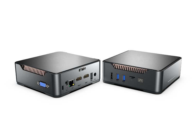 Cheapest Desktop Mini Computer 8GB + 256GB SSD J4125 CPU 2.7GHz