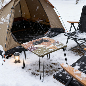 Van Gogh da gấp bảng 46*46*40cm đa chức năng ngoài trời trang trí nội thất sơn - Product Image 4