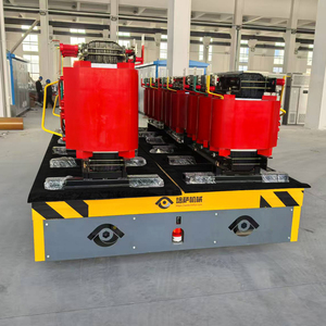 Accu-aangedreven 20T elektrische bestuurbare transportwagen met 360 graden besturing voor het hanteren van transformatoren - Product Image 1