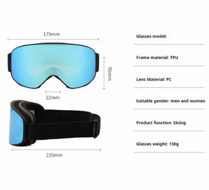 Occhiali da Sci Invernali di Alta Qualità, Occhiali Antiappannamento per Sport sulla Neve, Occhiali da Snowboard - Product Image 5