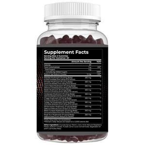 Biocaro <span class=keywords><strong>Green</strong></span> Health <span class=keywords><strong>Food</strong></span> Los mejores suplementos de hongos apoyan el sistema inmunológico Notropic Gummy Mushroom Extract Gummies - Product Image 2