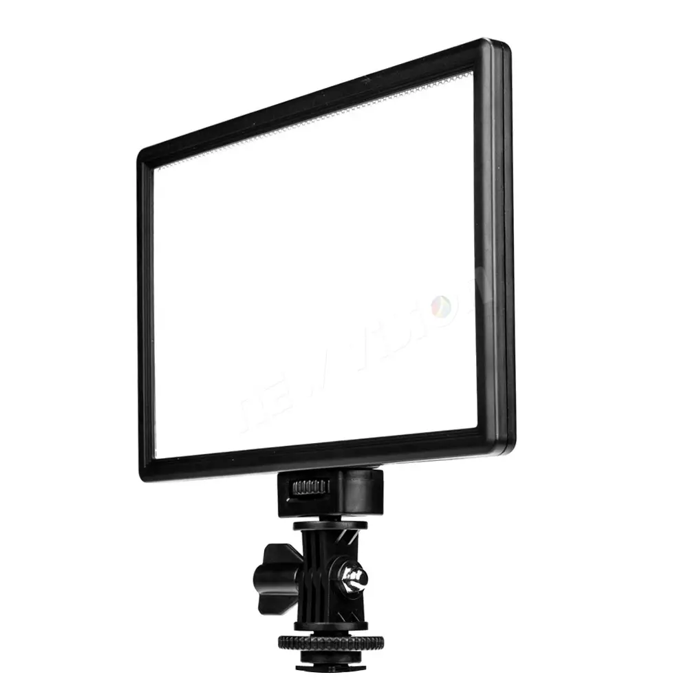 Viltrox L116T LCD Display Bi-Color Dimmable Slim DSLR Video LED Light with 2x Battery Charger AC Adapter for Camera DV Camcorder