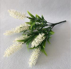 En gros Nouveau Style en plastique Artificiel Plante 7 branches Violet Lavande fleur pour la <span class=keywords><strong>maison</strong></span> de mariage fleur en pot décoration - Product Image 6