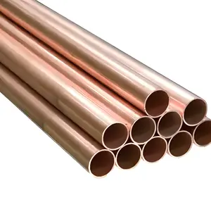 Refrigeration Straight Copper Pipe Connecting Pure Copper Tube For Air Conditioner