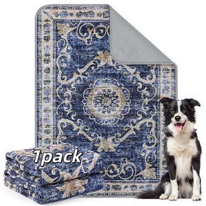 Büyük 90*105cm Evcil Hayvan Çim Tuvalet Pedi Emici ve Sızdırmaz Yavru Çiş Pedi Yeniden Kullanılabilir Evcil Hayvan Eğitim Matı Kaymaz Köpek Kedi Bezi Pedi - Product Image 1