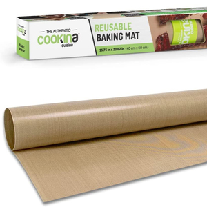 Cookina fornitore tappetino da <span class=keywords><strong>forno</strong></span> riutilizzabile antiaderente per uso alimentare fodera per <span class=keywords><strong>forno</strong></span> in PTFE <span class=keywords><strong>con</strong></span> dimensioni personalizzate per <span class=keywords><strong>forno</strong></span> a Gas, elettrico, tostapane - Product Image 1