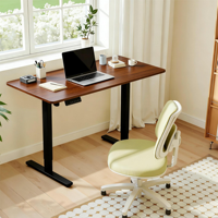 Bureau debout électrique ergonomique et confortable - Réglable en hauteur pour la maison, le bureau, l'école, compatible avec les ordinateurs portables et les ordinateurs