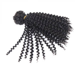 4A Afro Kinky Curly Bulk Cabello humano para trenzar Locs Twist Extensiones de cabello humano Paquetes - Product Image 4