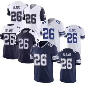 2025 hommes 26 <span class=keywords><strong>DaRon</strong></span> Bland vente en gros de qualité supérieure US America cousu marine F.U.S.E. Maillots de football joueur limité - Product Image 1