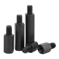 Entretoises hexagonales cylindriques M2 M3 M4 M5 M6 M7 M8 M10 en acier inoxydable, cuivre pur, laiton, plaquées sur mesure, avec filetage mâle/femelle pour PCB