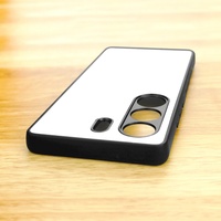 Coque de téléphone portable DIY 2D en TPU vierge par sublimation, haute qualité, étanche, antichoc, pour Tecno Camon 40 Series, noire, avec support de téléphone