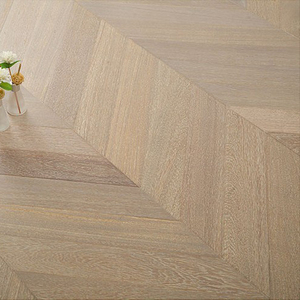 <span class=keywords><strong>Parquet</strong></span> <span class=keywords><strong>contrecollé</strong></span> en bois dur <span class=keywords><strong>Wengé</strong></span> Chevron CE FSC 15 mm, grain exotique foncé, pose collée, fabrication OEM sur mesure - Product Image 5
