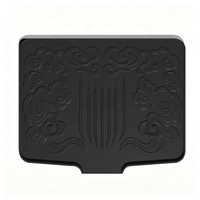 Tapis égouttoir en silicone pour évier et comptoir de cuisine, 15,79 x 12,91 pouces