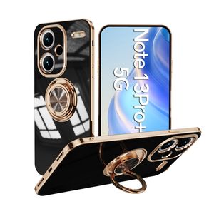 Funda de silicona de TPU galvanizada con soporte de anillo magnético para Redmi Note 13 Pro Plus <span class=keywords><strong>5G</strong></span> - Product Image 1