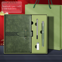 Carnet A5 personnalisé pour articles en promotion au bureau avec clé USB et logo Cadeau d'employé Coffret cadeau Coran d'entreprise pour cadres