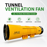 Ventilateurs axiaux à faible bruit personnalisés, ventilateurs de ventilation industrielle à entraînement direct pour tunnel à vent