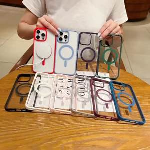 เคสโทรศัพท์แม่เหล็ก TPU สำหรับ <span class=keywords><strong>iPhone</strong></span> 17/16/14/15/13/12/<span class=keywords><strong>11</strong></span> PRO MAX เคสโทรศัพท์มือถือมีรูรับ<span class=keywords><strong>แรง</strong></span><span class=keywords><strong>กระแทก</strong></span>ขนาดใหญ่ - Product Image 3