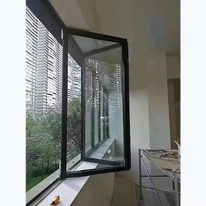 Moderno lujo Horizontal Bi-fold acordeón <span class=keywords><strong>toldo</strong></span> elegante gráfico aluminio vidrio balcón ventanas para cocina Hotel Villa último - Product Image 1