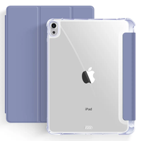Usine en gros Transparent porte-crayon étui pour nouvel iPad Air 5 10.9 pouces 10.2 pouces 7th 8th 9th tablette couvre et étuis