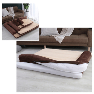 Cama clásica de alta calidad para mascotas, cómoda cama rectangular lavable para mascotas con algodón transpirable firme para gatos, perros - Product Image 3