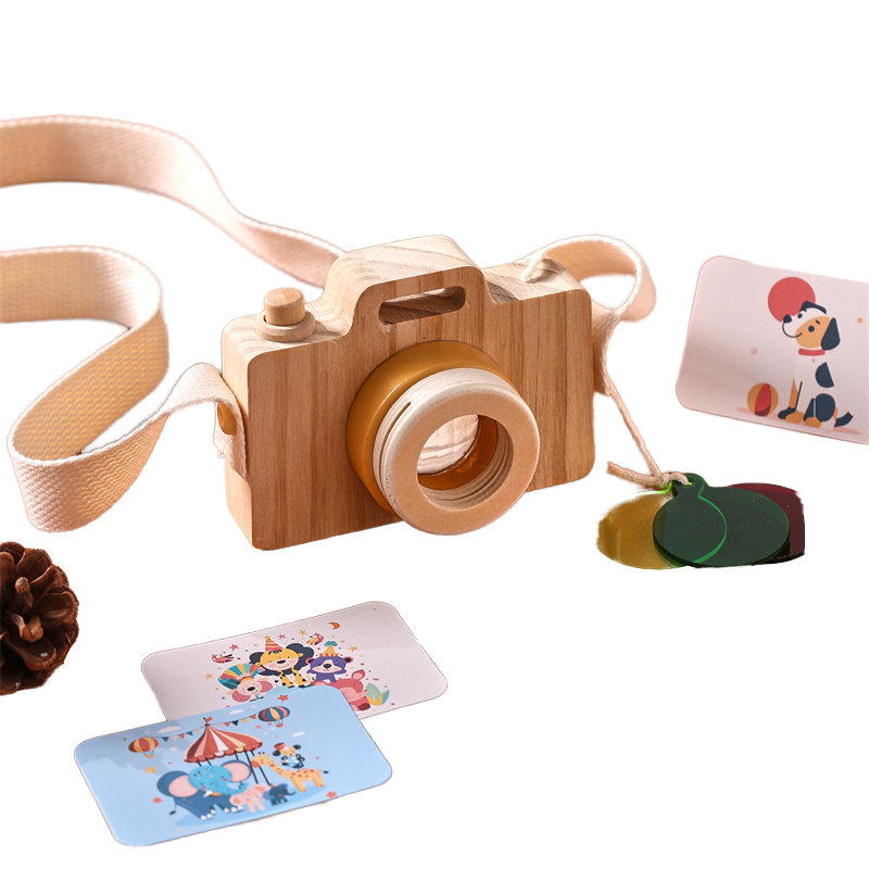 PMZ2211 Unisex Customizable Logo Camera Wood